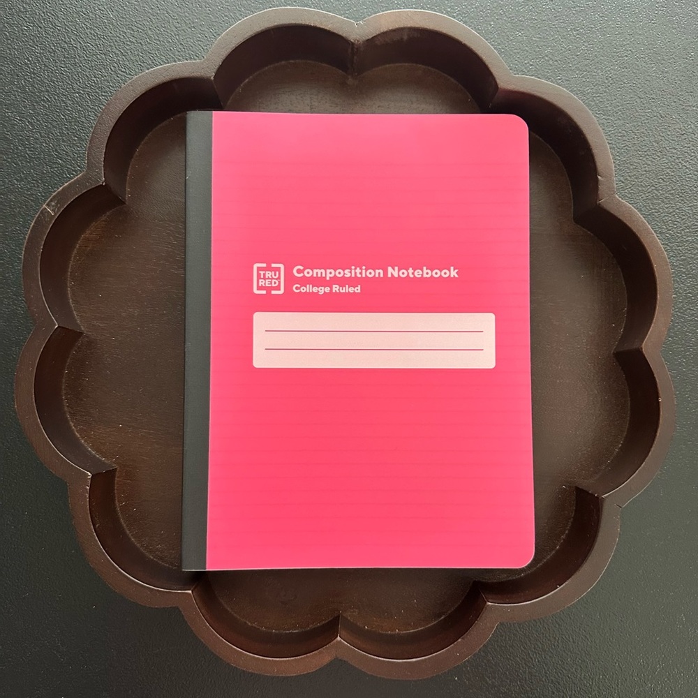 Tru Red ~ Pink Composition Notebook College Ruled Set of 4